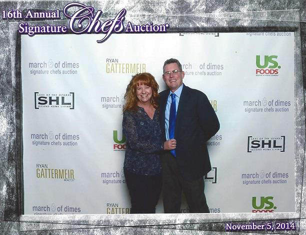 Mike and Sandy at the 2014 March of Dimes Signature Event in Lake of the Ozarks.